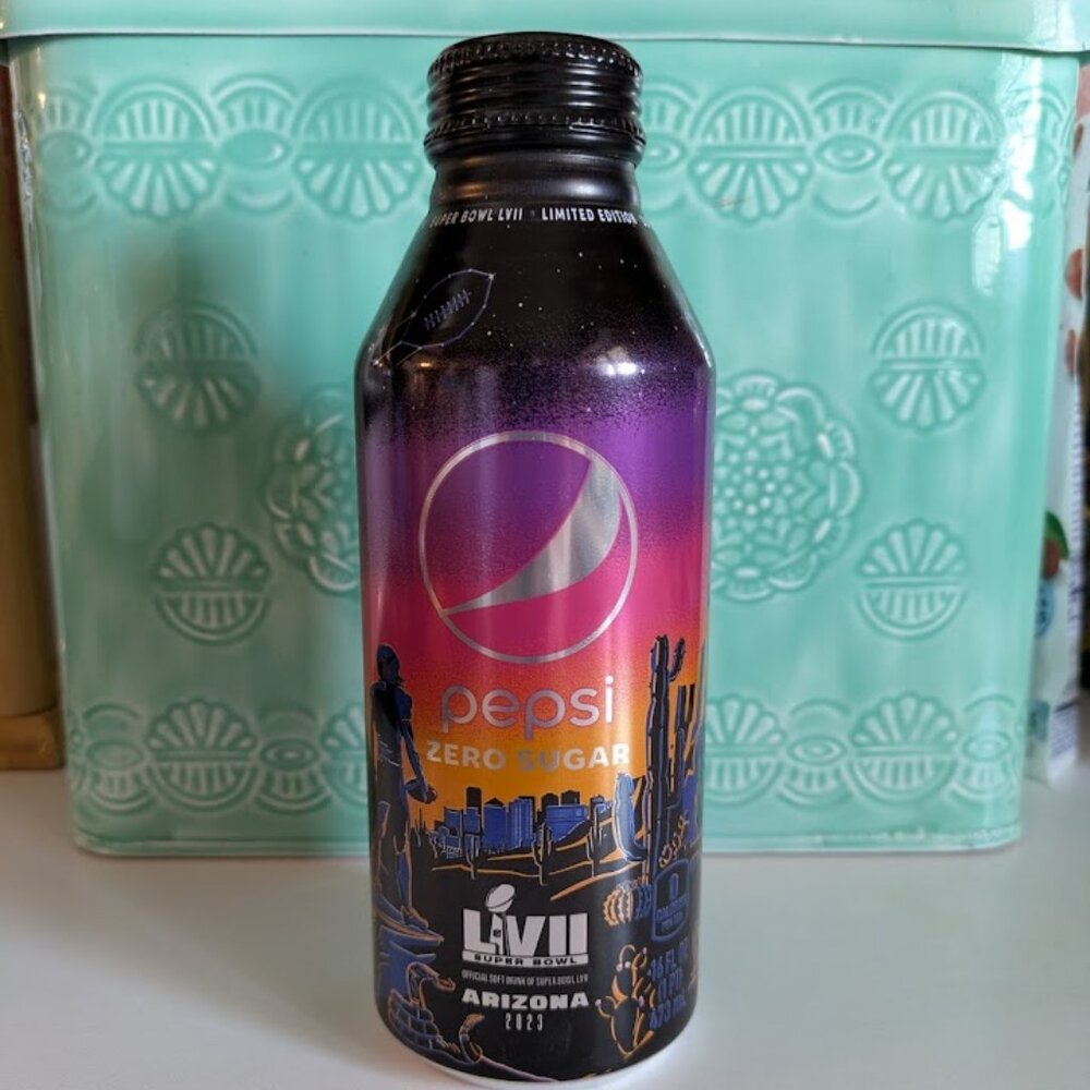 ** NO LONGER AVAILABLE **   Pepsi Zero - Unopened - Super Bowl LVII Arizona 2023